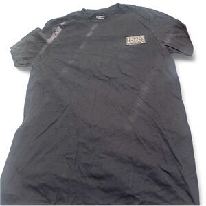 Black and white streetwear analog tape logo tee #skaterstyle